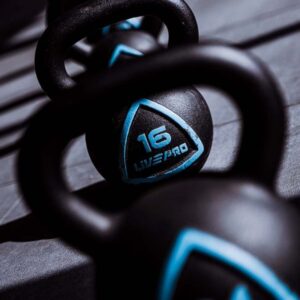 SOLID CAST IRON KETTLEBELL LP8041 4KG